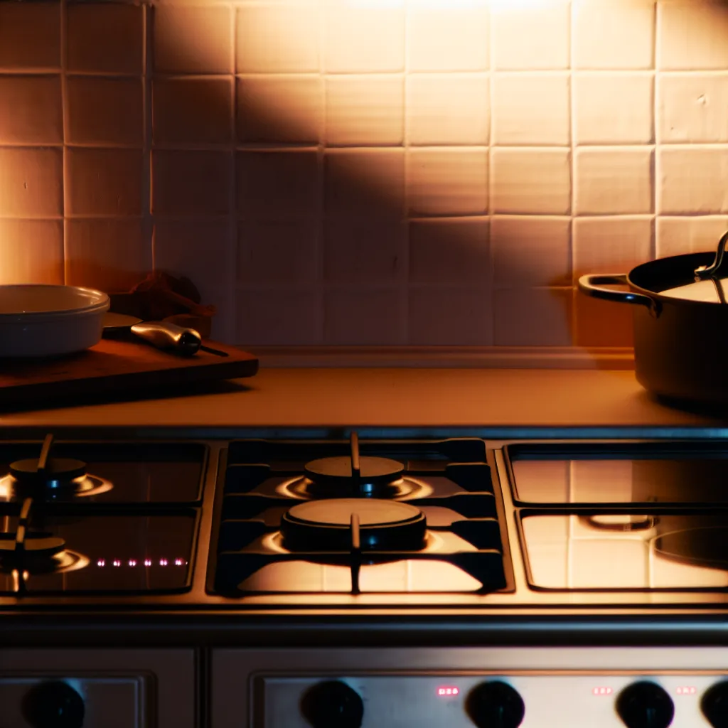 Kitchen heat zone layout